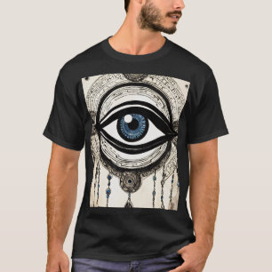 Dream Catcher Tattoo Sketch - Polynesisch Inspirie T-Shirt