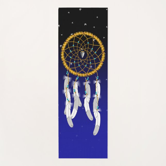 Dream Catcher--Türkisfarben Yogamatte (Vorderseite)