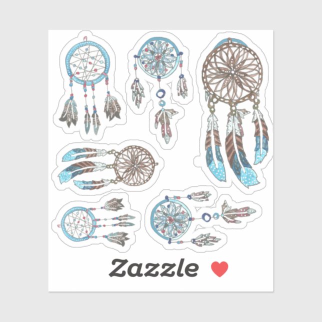 Dream Catchers Set Aufkleber (Blatt)