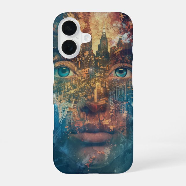 Dream City iPhone 16 Hülle (Rückseite)
