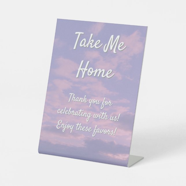 Dream Clouds Lover Favoriten Zeichen Sockelschild (Vorderseite)