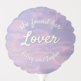 Dream Clouds Lover Theme Ballon