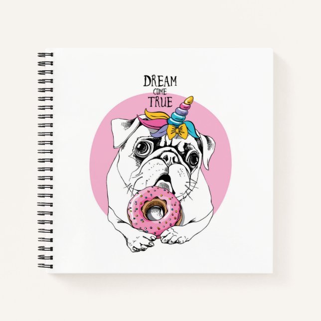 Dream Come Notizbuch (Vorderseite)