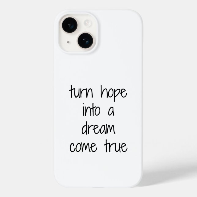 Dream Come True coque iphone (Verso)