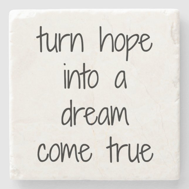 Dream Come Untersetzer Marble Stone (Vorderseite)
