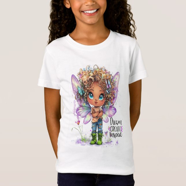 Dream Create Fairy Kids T - Shirt (Vorderseite)
