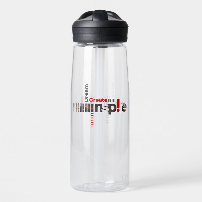 Dream Create Inspirier | Wasserflasche Trinkflasche (Vorne)