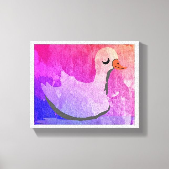 Dream Duck Leinwanddruck (Vorderseite)