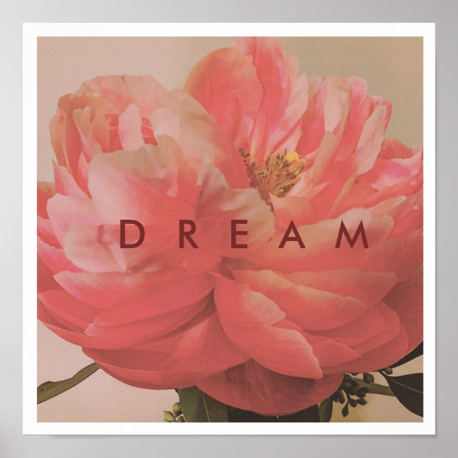 Dream Floral Poster (Vorne)