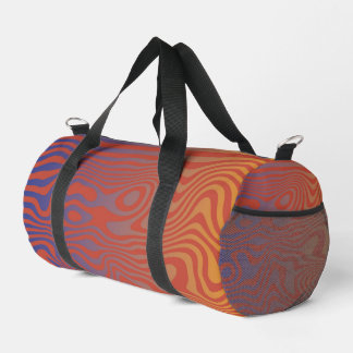 Dream Flow l Abstrakte Trippy-Muster - Nr. 01 Duffle Bag