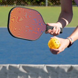 Dream Flow l Abstrakte Trippy-Muster - Nr. 01 Pickleball Schläger