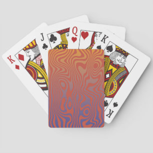 Dream Flow l Abstrakte Trippy-Muster - Nr. 01 Spielkarten