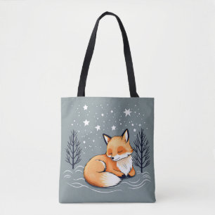 Dream Fox Night Sky Tasche
