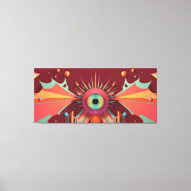 Dream Horizon Ken Gage Fantasy OpArt Leinwanddruck (Vorderseite)