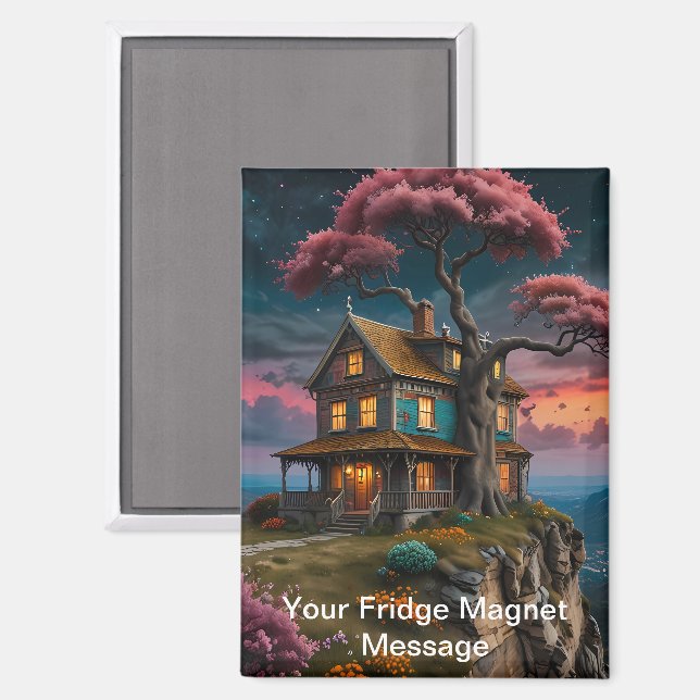 Dream House Kühlschrank Magnet (Vorderseite/Rückseite)