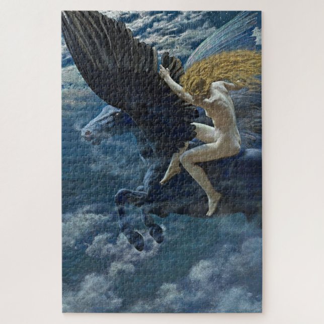 „Dream Idyll - Eine Walküre“ von Edward Robert Hug (Vertikal)
