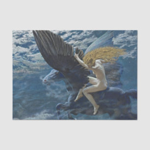 „Dream Idyll - Eine Walküre“ von Edward Robert Hug Seidenpapier