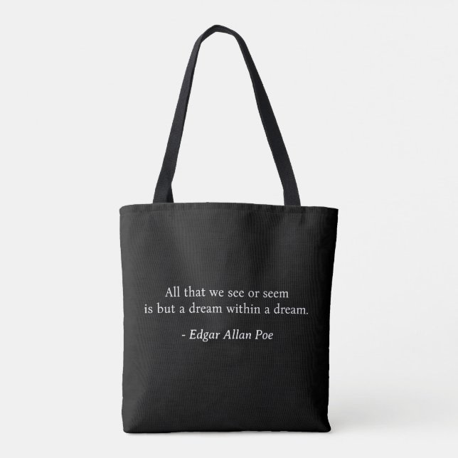 Dream In A Dream Edgar Allan Poe Sac fourre-tout (Dos)