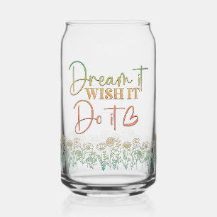 Dream It Do It Motivational Citation Fleurs sauvag