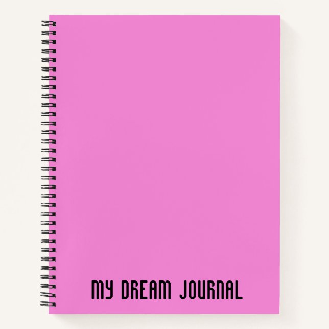 Dream Journal - Notizbuch (Vorderseite)