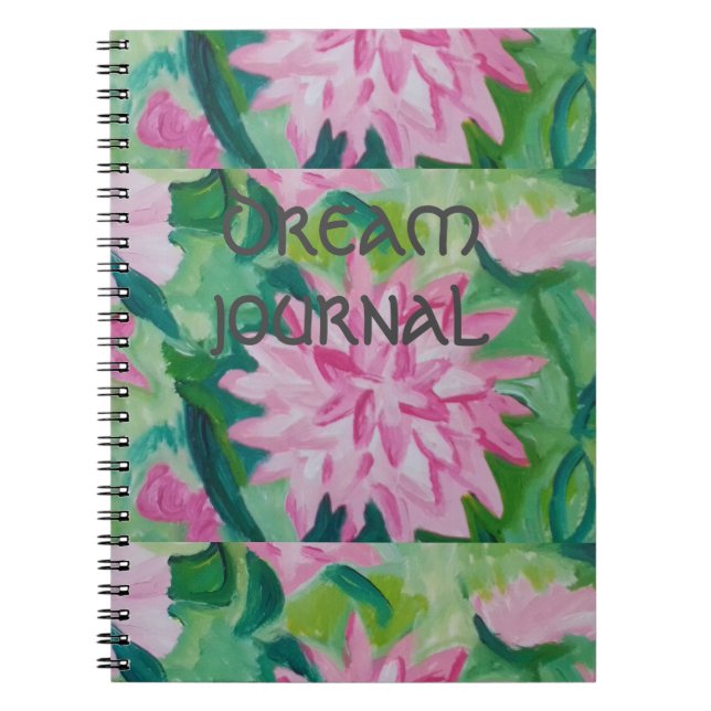 DREAM JOURNAL VON KÜNSTLER PAULA REILLY. NOTIZBLOCK (Vorderseite)