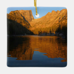 Dream Lake im Licht des Sonnenaufgangs I Keramikornament