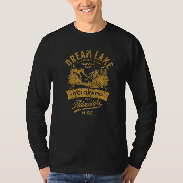 Dream Lake Rocky Mountain Nationalpark gestört T-Shirt (Vorderseite)