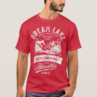 Dream Lake Rocky Mountain Nationalpark gestört T-Shirt