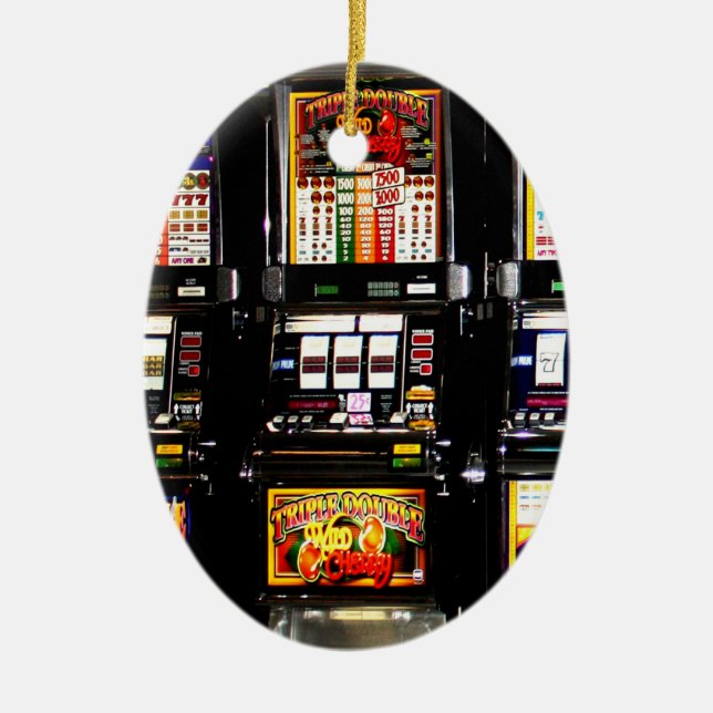 Dream Machines - Lucky Slot Maschinen Keramikornament (Vorne)
