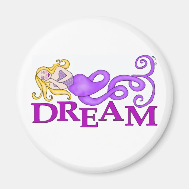 Dream-Mer Dream Mermaid Magnet (Vorne)