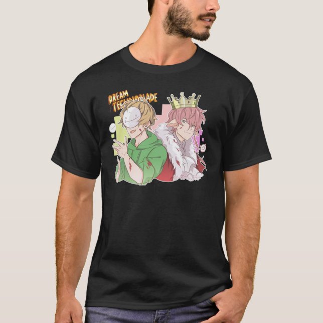 Dream merch technoblade meramgegegangener Traum T-Shirt (Vorderseite)