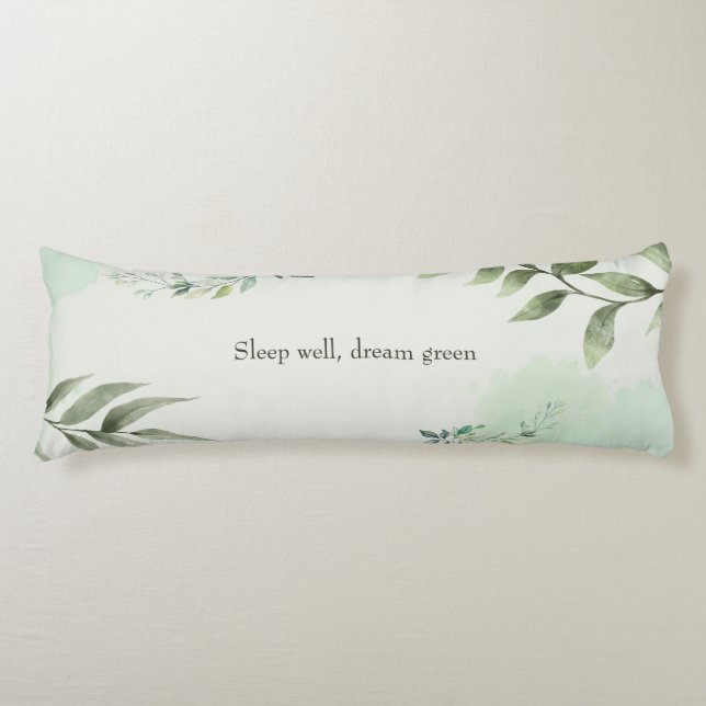 Dream of green plants seitenschläferkissen (Vorderseite)