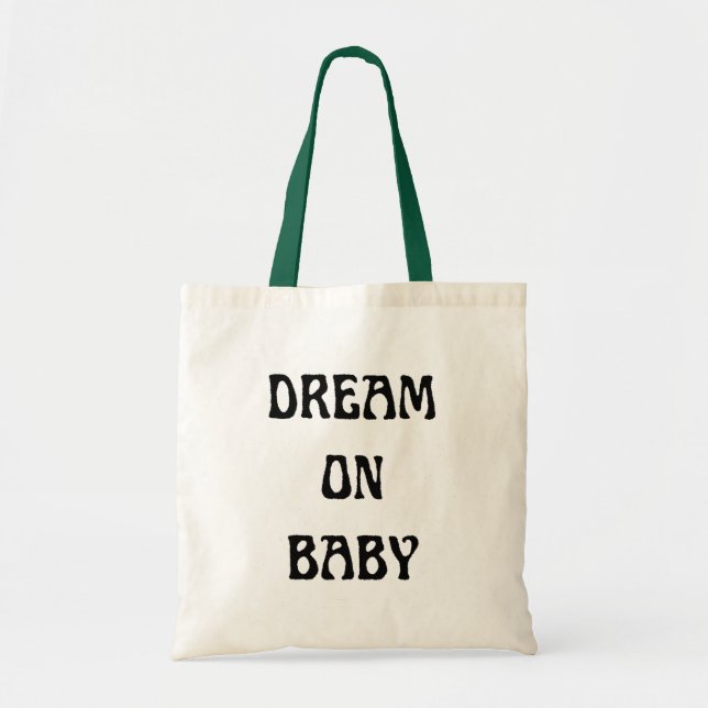 Dream On Baby Tote Bag with Colored Strap (Devant)