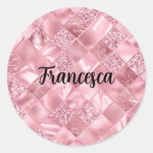 Dream Pink Diamonds mit Imitaten Glitzer und Fohle