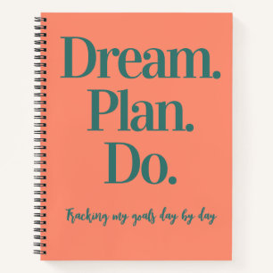 Dream Plan Do Goal Tracker Bullet Journal Notizbuch
