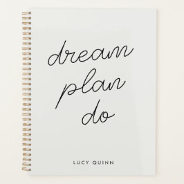 Dream Plan Do | Moderne minimaliste gris simple