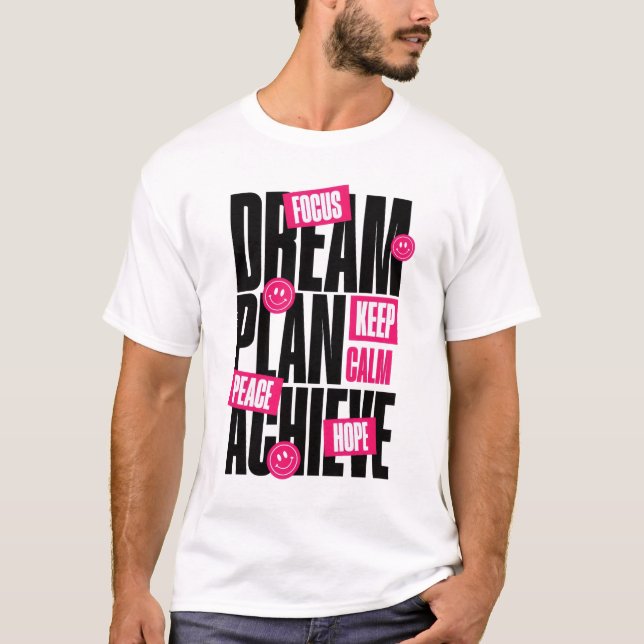 Dream Plan keep calm Tshirt  (Devant)