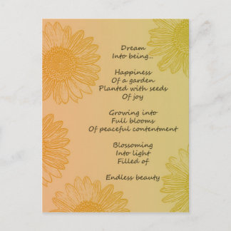 Dream Poem Postkarte