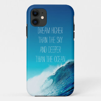 Dream quote iPhone 5 Fall Ozeanwellen Case-Mate iPhone Hülle