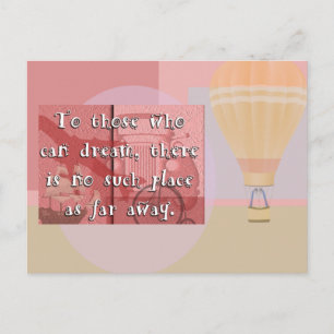 Dream - Reiseangebot Postkarte