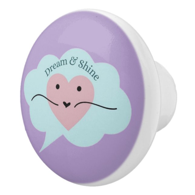 Dream & Shine Cute Pastel Ceramic Knob Keramikknauf (Rechts)
