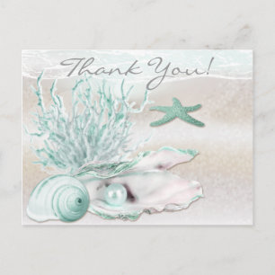 Dream Shore Beach Green Vielen Dank Postkarte