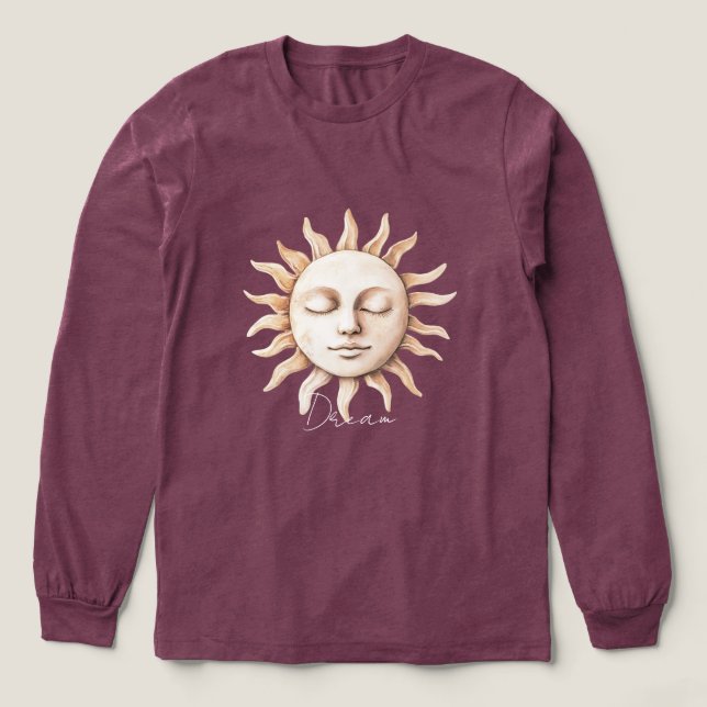Dream Sicilian Sun Tri-Blend Shirt (Design Vorderseite)