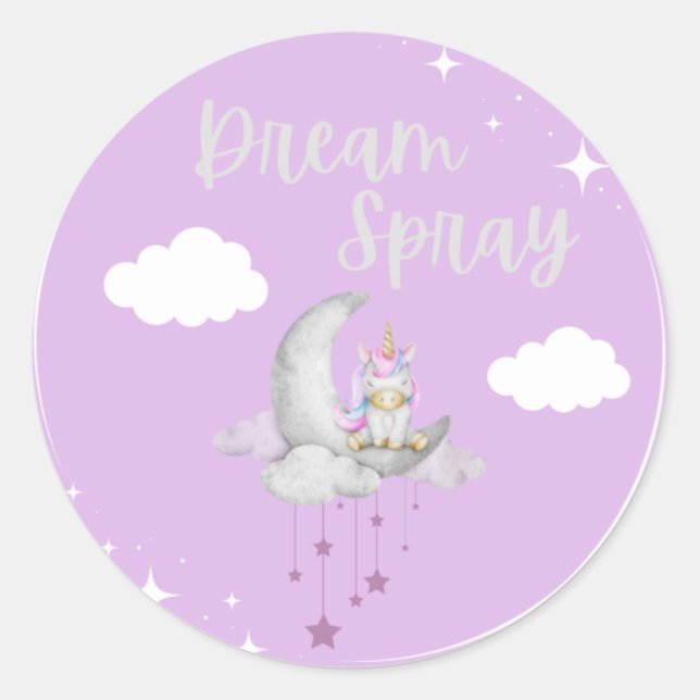 Dream Spray-Logo Runder Aufkleber (Vorderseite)