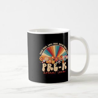 Dream Team Retro Groovy Rainbow Back to School Tee Kaffeetasse
