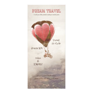 Dream Travel Rack Card Werbekarte