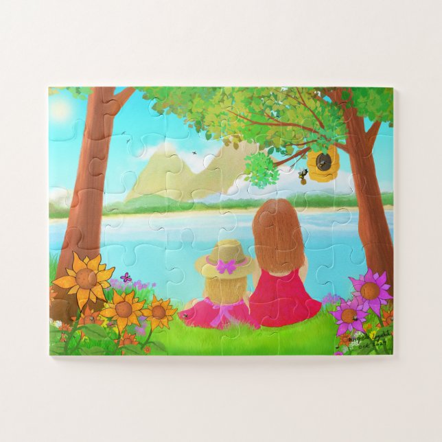 Dream View Art Puzzle – Easy 30-Piece Puzzle (Horizontal)