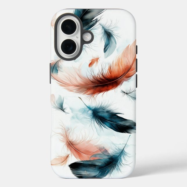 Dream Watercolor Feather Case (Rückseite)