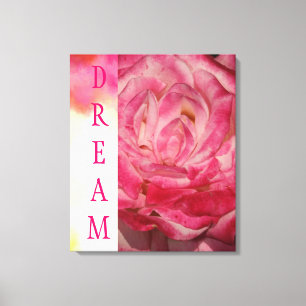 DREAM Watercolor Leinwand Wrap