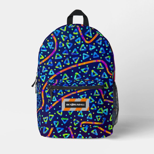 Dream Wave Festival - Electric Crumble 1 Bedruckter Rucksack (Vorderseite)